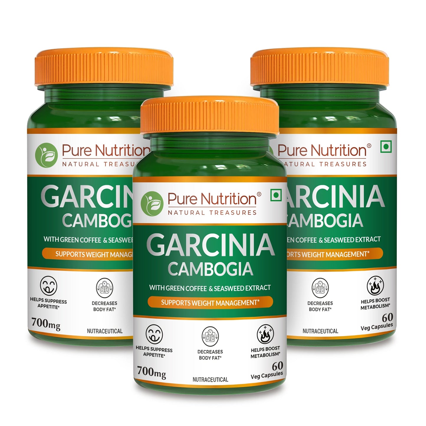 Garcinia Cambogia | Supports Weight Management & Appetite Control – 60 Capsules