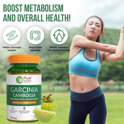 Weight Management & Wellness Combo | Apple Cider Vinegar, L-Arginine, and Garcinia Cambogia | 60x3 Veg Capsules