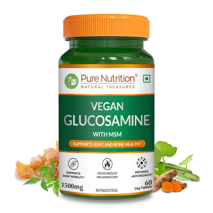 Vegan Glucosamine with MSM 60 Tablets