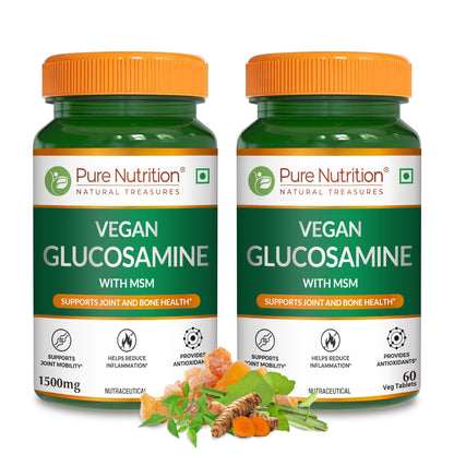 Veg Glucosamine with MSM – 60 Tablets