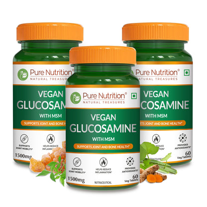 Veg Glucosamine with MSM – 60 Tablets