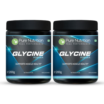 Glycine Powder 200g | Amino Acid for Sleep, Muscle & Collagen Support