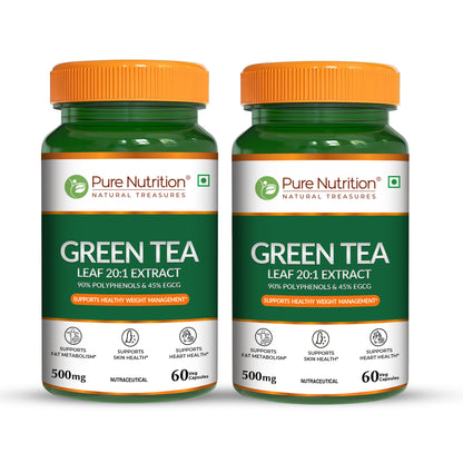 Green Tea Leaf Extract 500mg – 20:1 Concentrate | Antioxidant & Metabolism