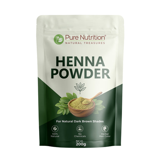 Natural Henna Powder for Hair Chemical-Free Hair Coloring & Conditioning