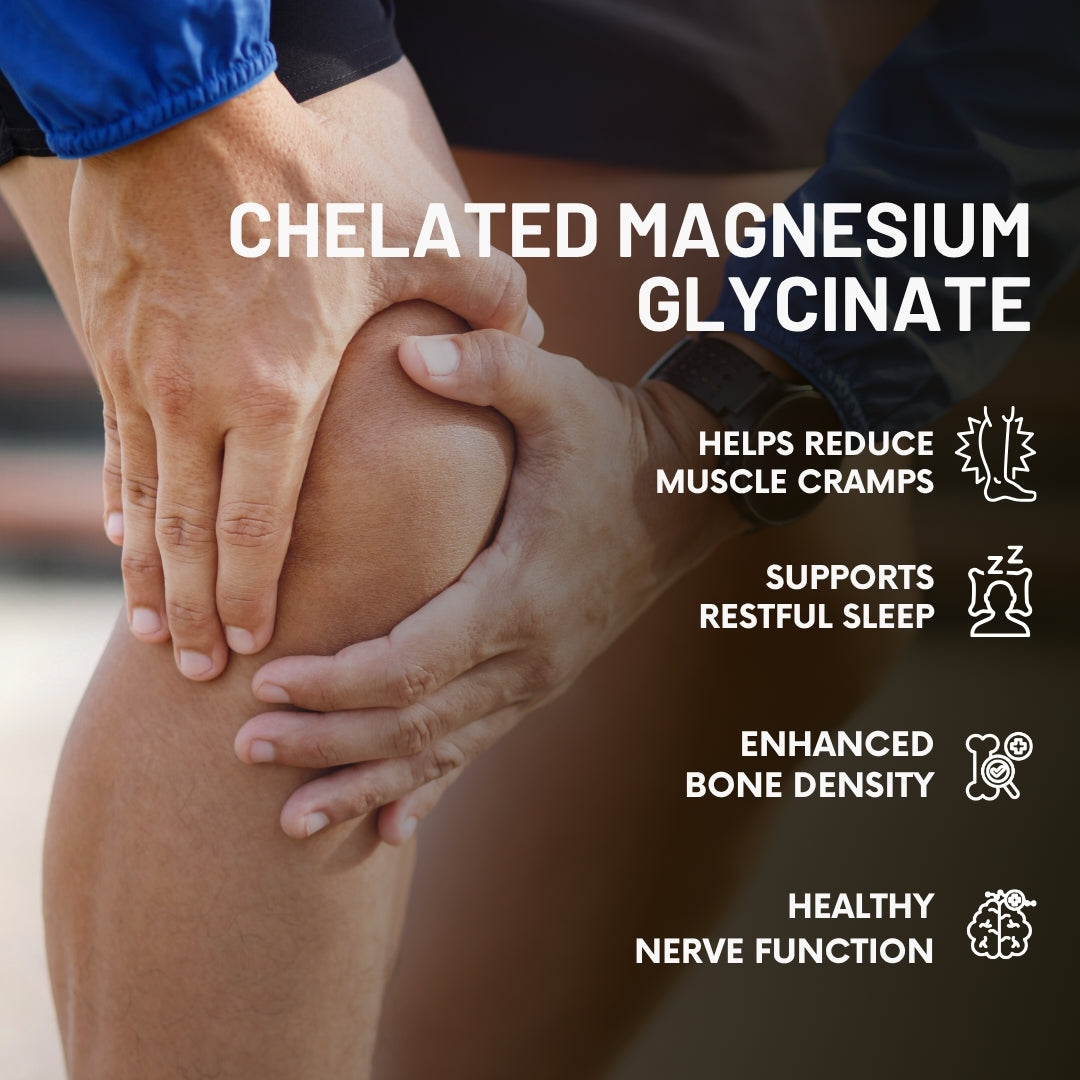 Chelated Magnesium Glycinate | Supports Relaxation, Muscle & Nerve Health