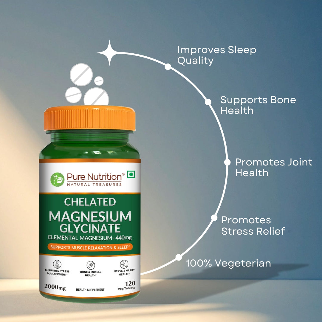 Chelated Magnesium Glycinate | Supports Relaxation, Muscle & Nerve Health