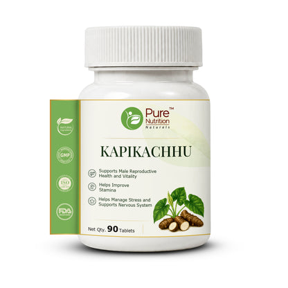 Pure Nutrition Kapikachhu Tablets | Ayurvedic Vitality & Wellness Support | Mucuna Pruriens Extract 