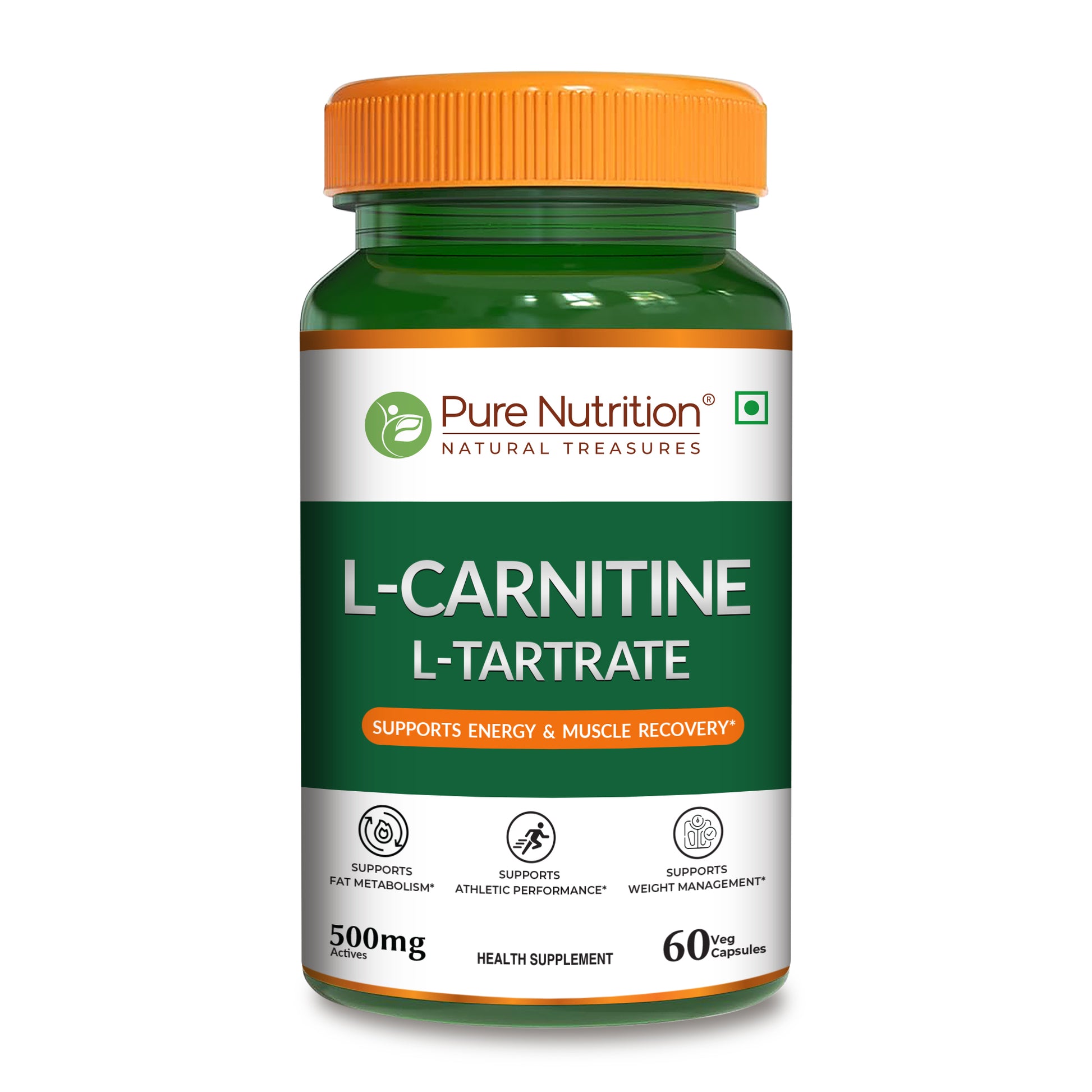 L-Carnitine L-Tartrate 500mg Veg Capsules Pure Nutrition L-Carnitine L-Tartrate 500mg Veg Capsules Pure Nutrition