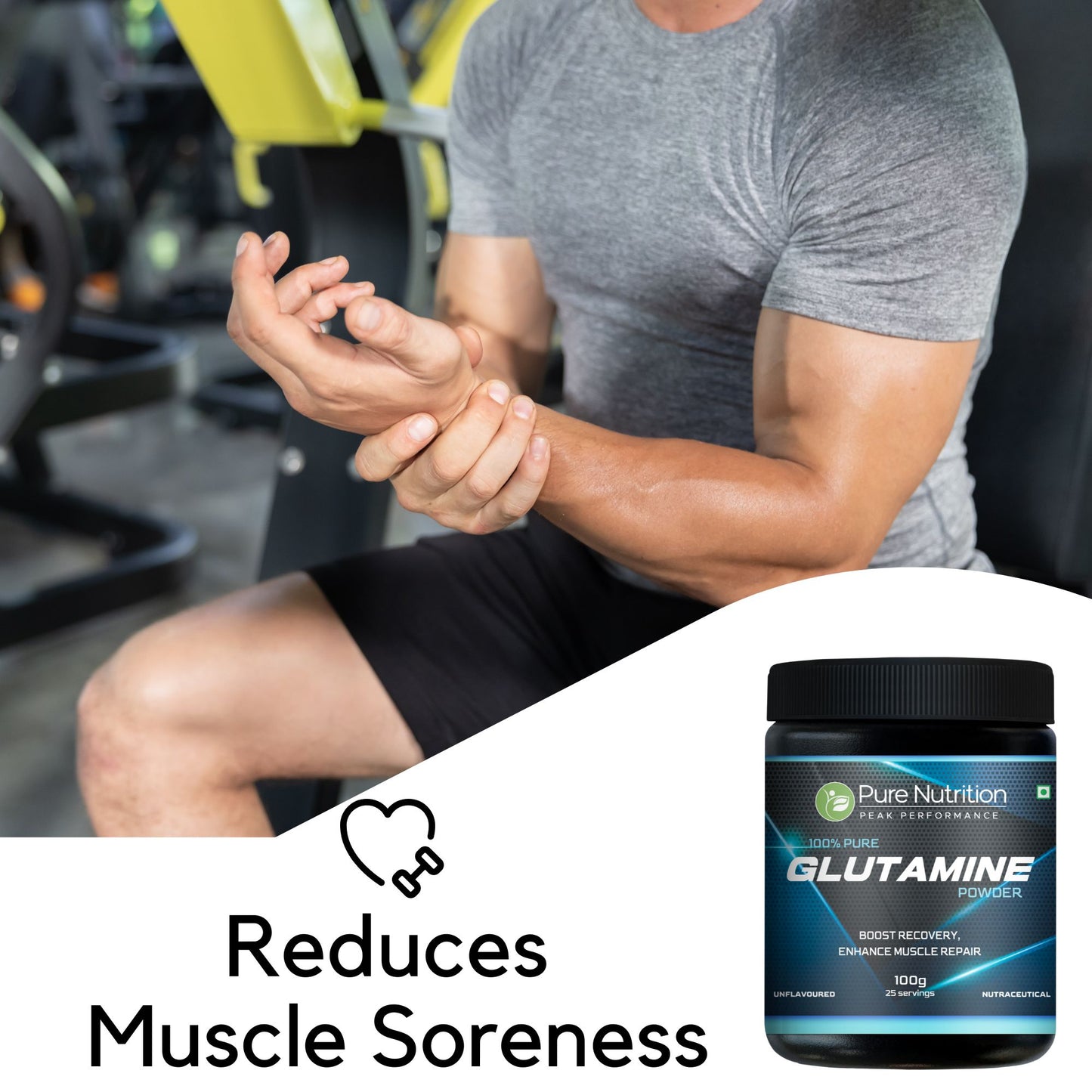 Glutamine Powder – Amino Acid Supplement 100g