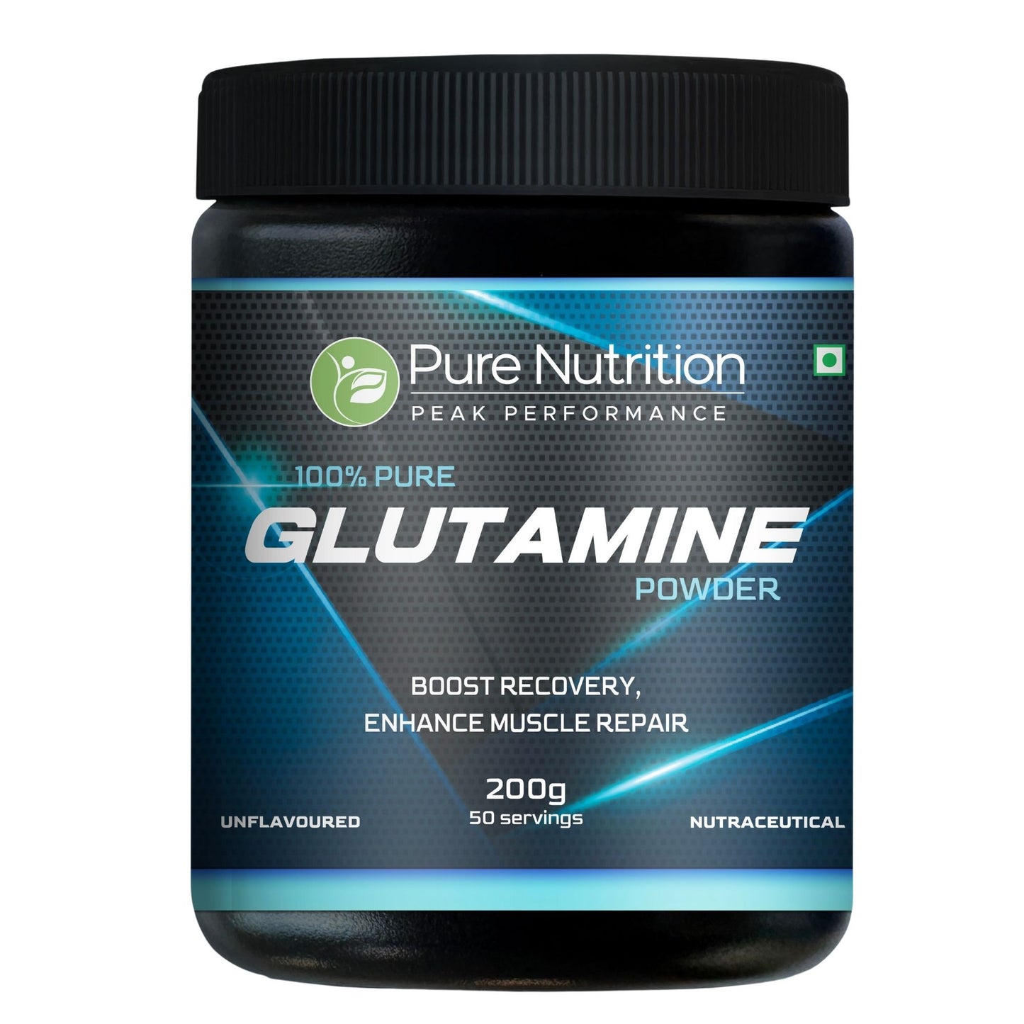 Glutamine Powder 100g | Supports Muscle Recovery & Fitness Goals | Unflavoured Amino Acid Supplement