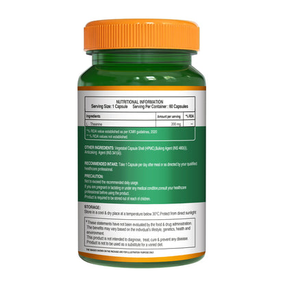 Pure Nutrition L-Theanine Capsules 200mg
