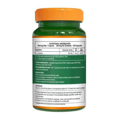 Pure Nutrition L-Tyrosine 500 mg Veg Capsules