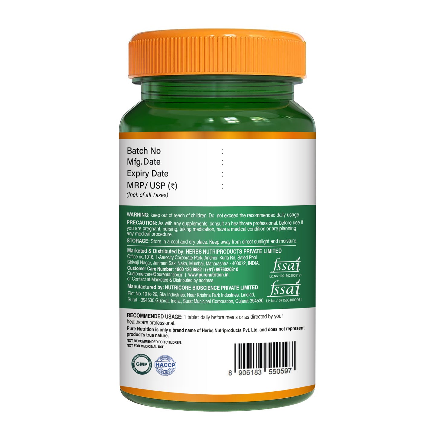 Plant-Based Collagen Builder - Enhance Skin, Hair & Nail Health-60 Tab