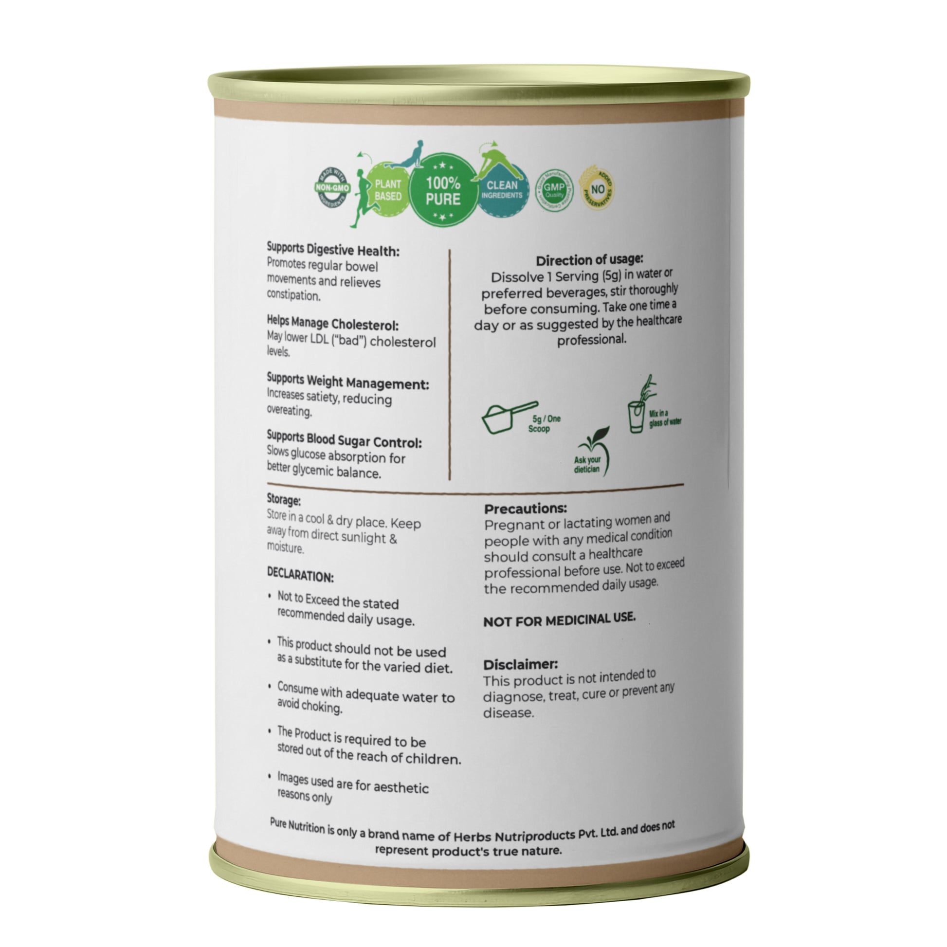 Easy Gut Combo: Progut 50 Billion CFU Probiotics + Psyllium Husk Isabgol Powder