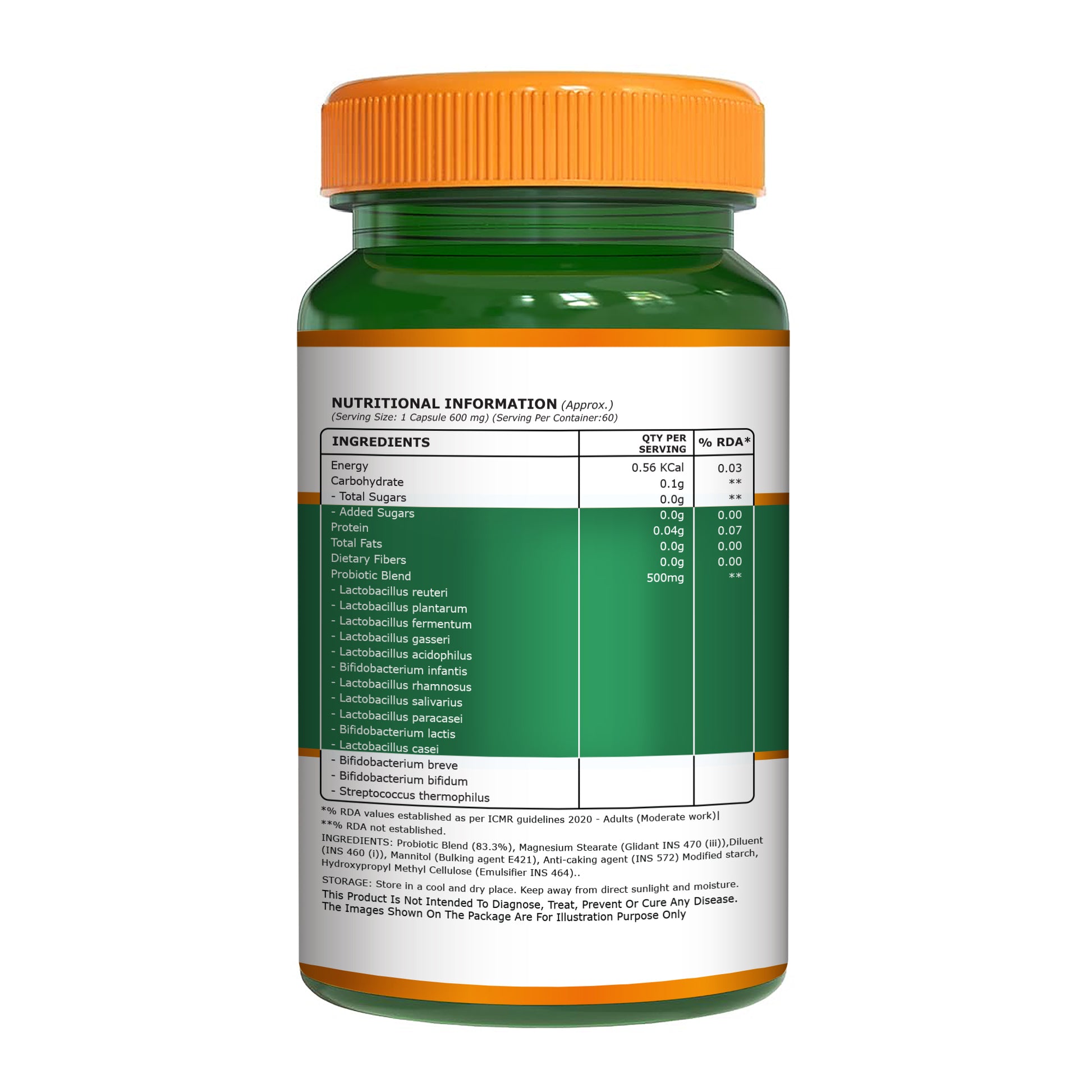 Easy Gut Combo: Progut 50 Billion CFU Probiotics + Psyllium Husk Isabgol Powder