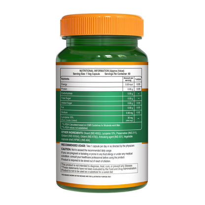 Pure Nutrition Lycopene Extract | 3000 mcg | 60 Veg Capsules