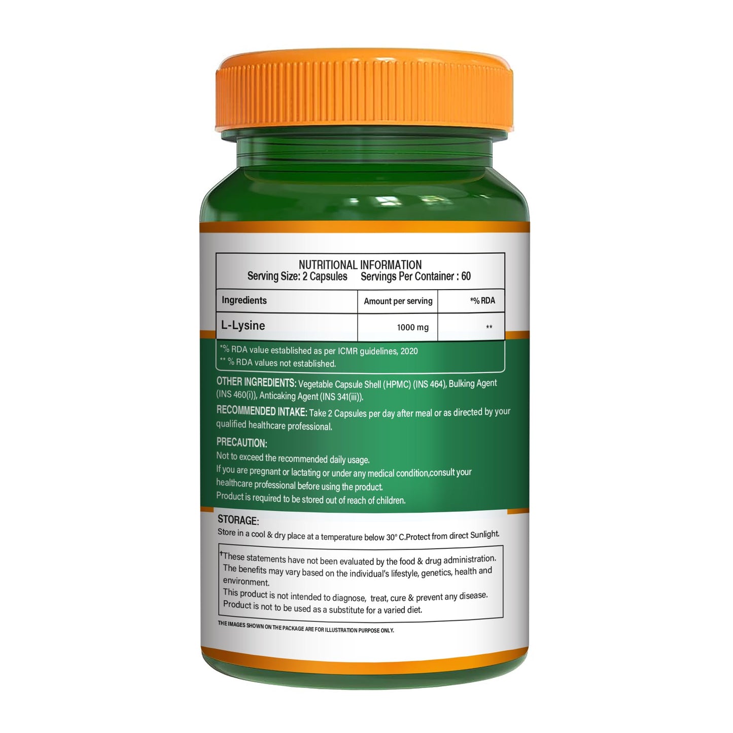 L-Lysine 1000mg