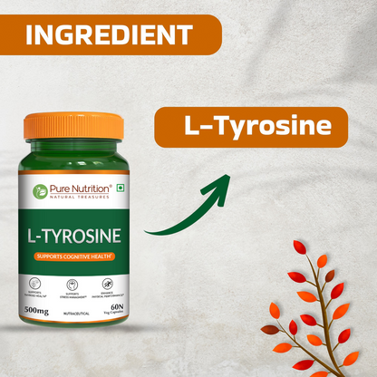 Pure Nutrition L-Tyrosine 500 mg Veg Capsules