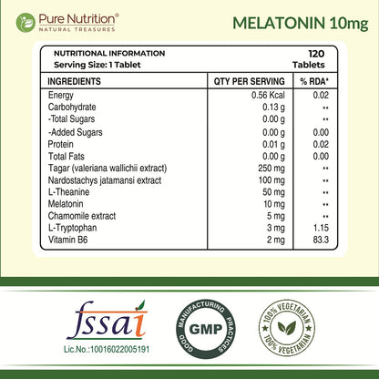 Melatonin 10mg Tablets