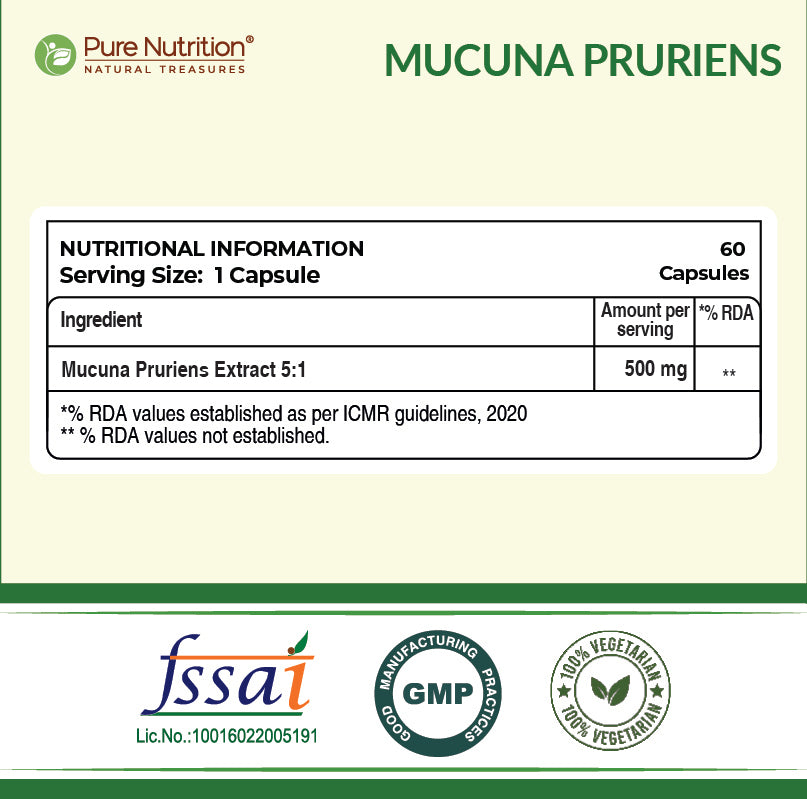 Pure Nutrition Mucuna Pruriens Extract