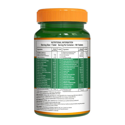 Pure Nutrition Multivitamin with Probiotics & Ginseng – 180 Tablets