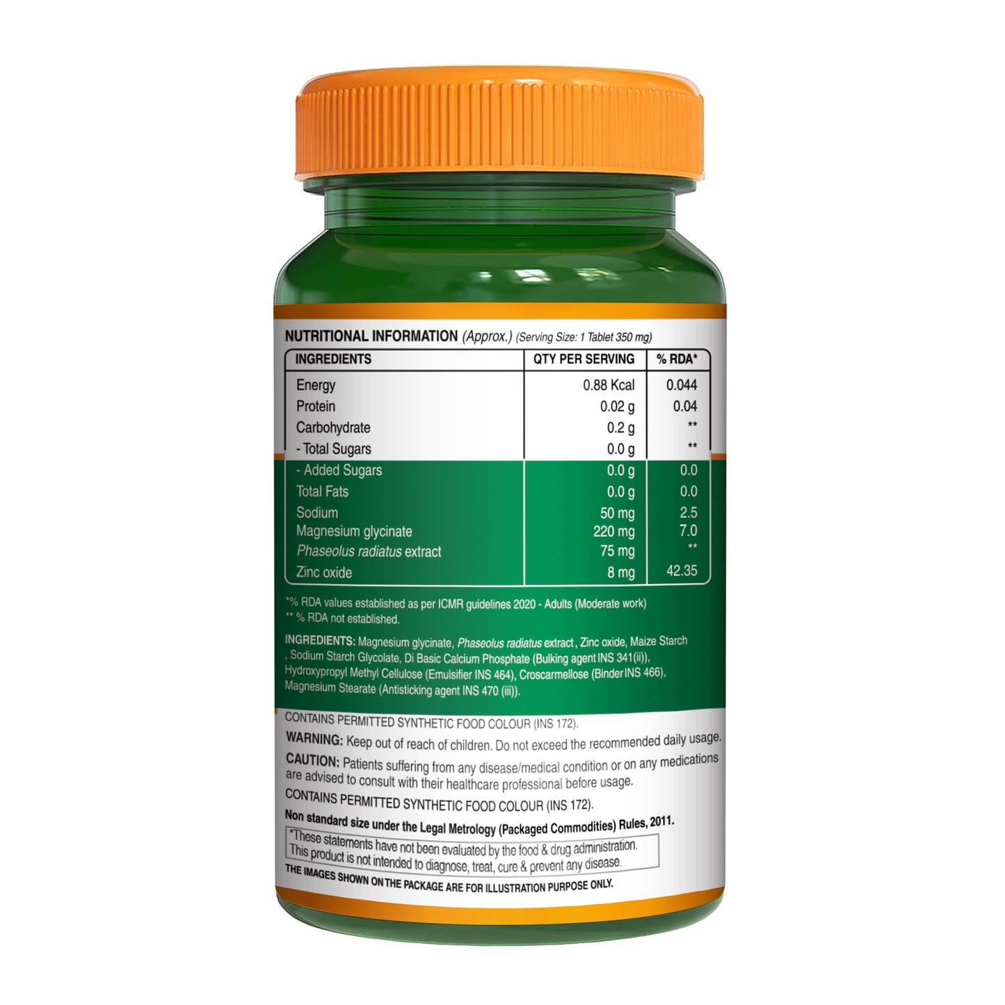Magnesium Glycinate with Zinc Tablets