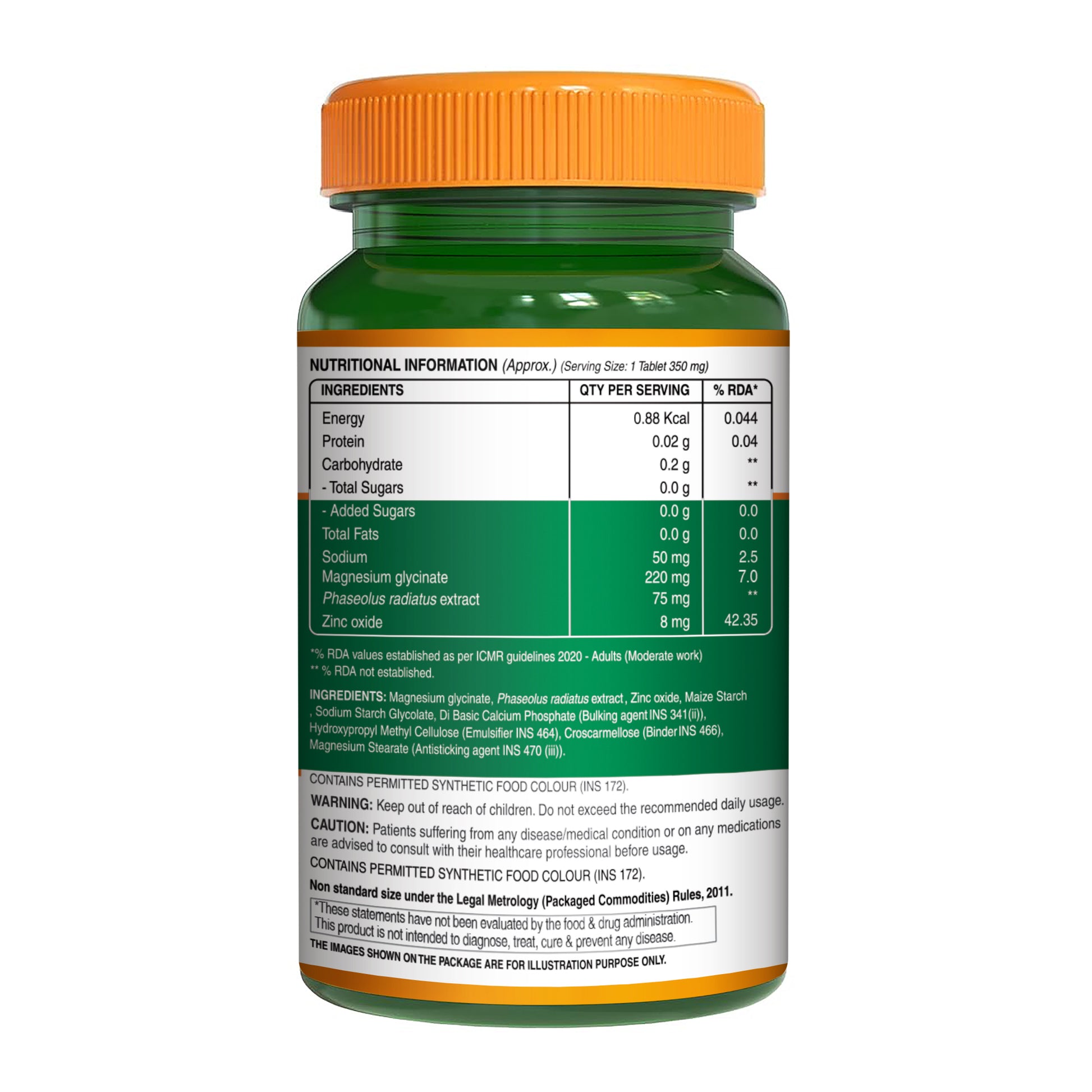 Magnesium Glycinate with Zinc Tablets