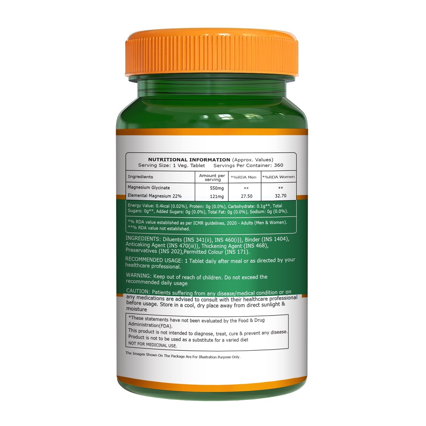 Pure Nutrition Magnesium Glycinate 