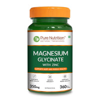 Magnesium Glycinate with Zinc Sleep, Stress & Bone Health Tablets