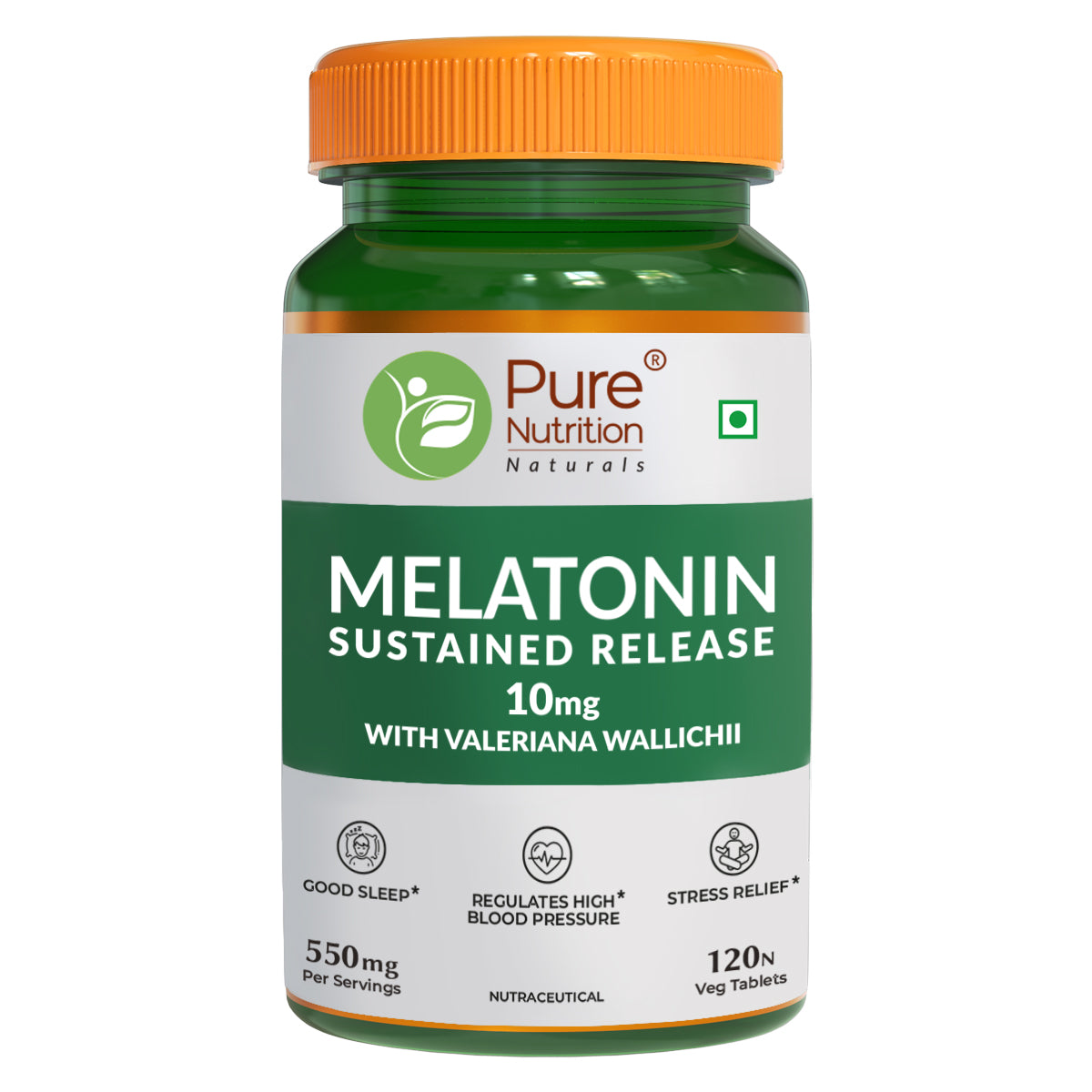 Melatonin 10 Mg 120 Tabs - Promotes Better Sleep & Supports Relaxation