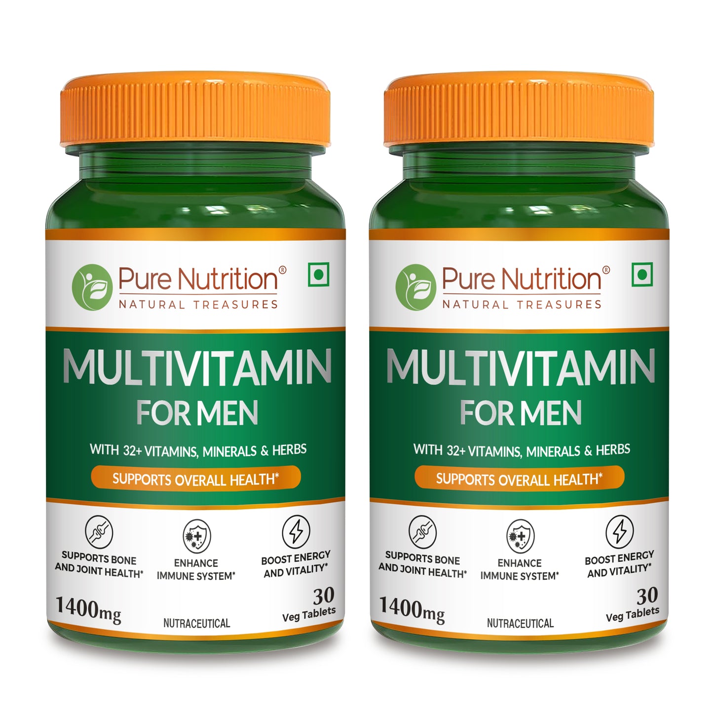 Multivitamin for Men | 32+ Vitamins, Minerals & Herbal Extracts | Daily Nutritional Support