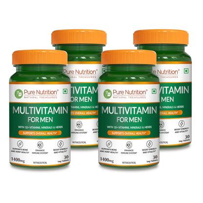 Multivitamin for Men | 32+ Vitamins, Minerals & Herbal Extracts | Daily Nutritional Support
