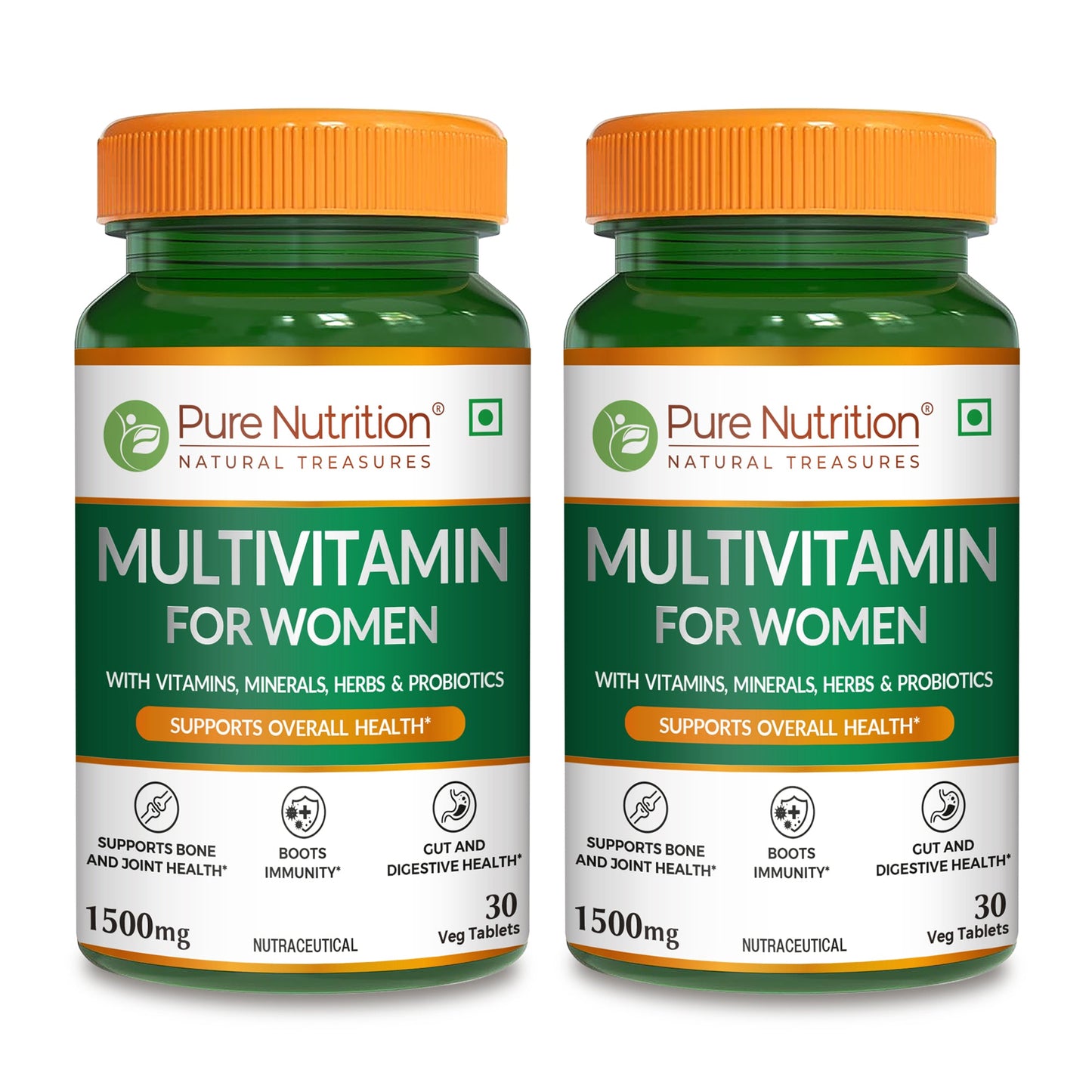 Multivitamin Tablets for Women | 37+ Vitamins, Minerals & Herbs for Wellness| 30 veg Tablets
