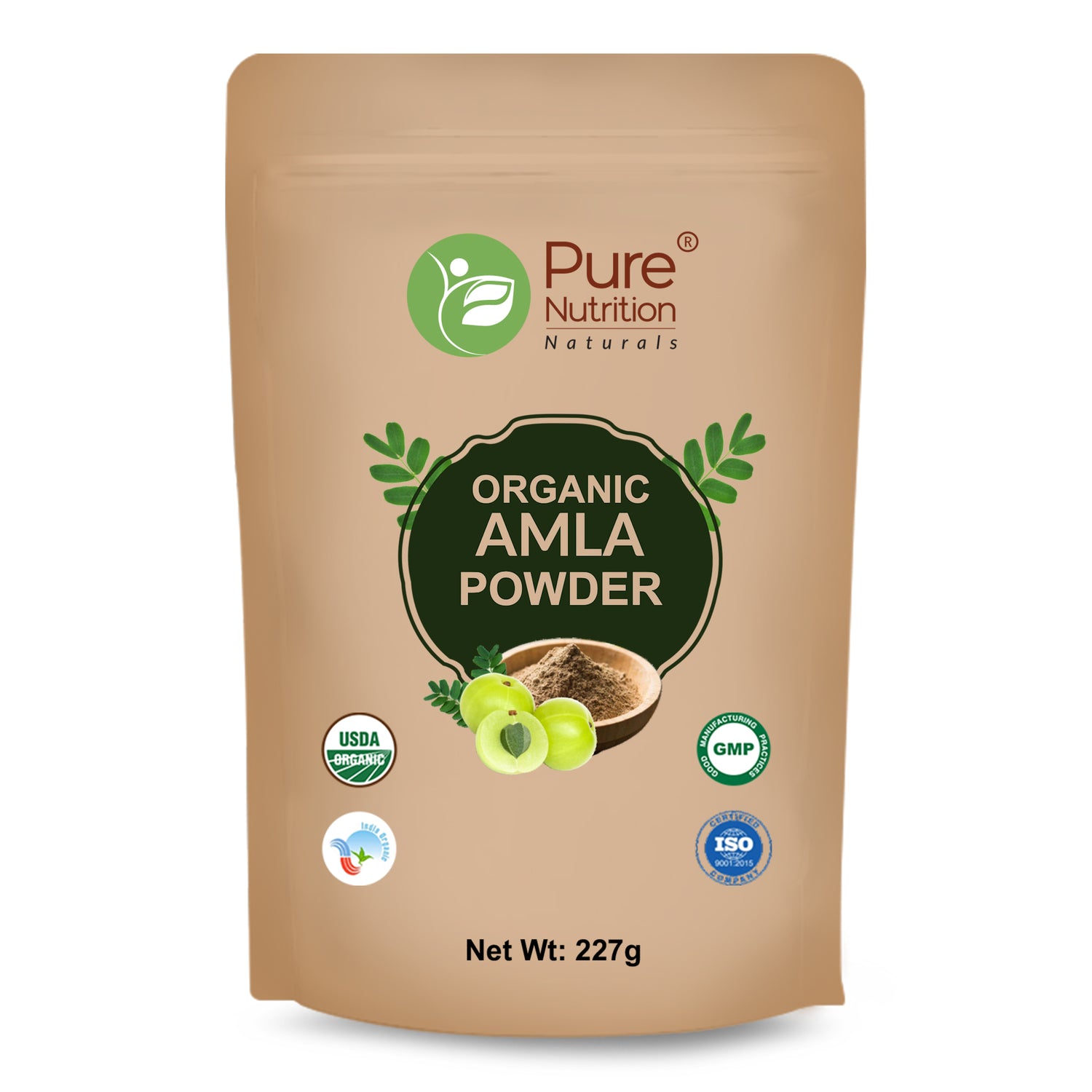 Organic Amla Powder - 227g | Supports Immunity, Digestion, and Hair Health