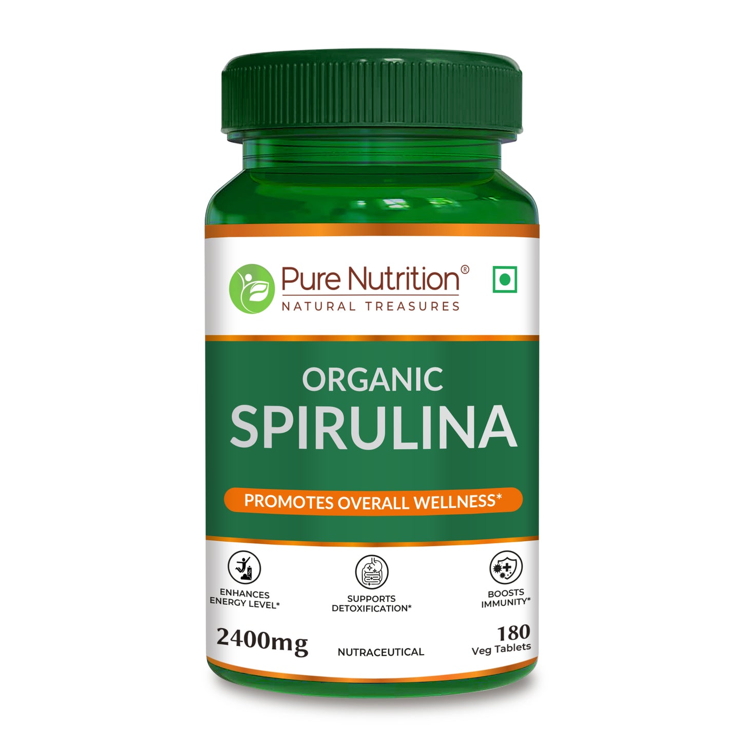 Spirulina Vegetarian Tablets – 180 Count