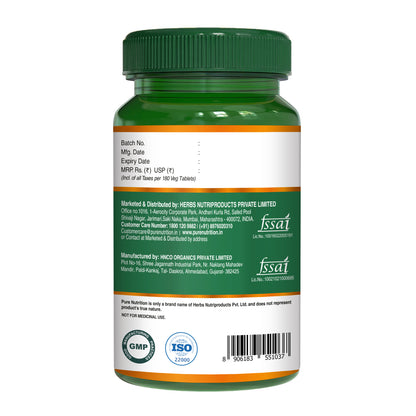 Spirulina Vegetarian Tablets – 180 Count