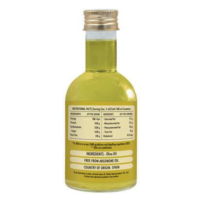 Extra Light Olive Oil - 250ml | 100% Pure & Edible | Ideal for Indian Cooking and Good for Skin