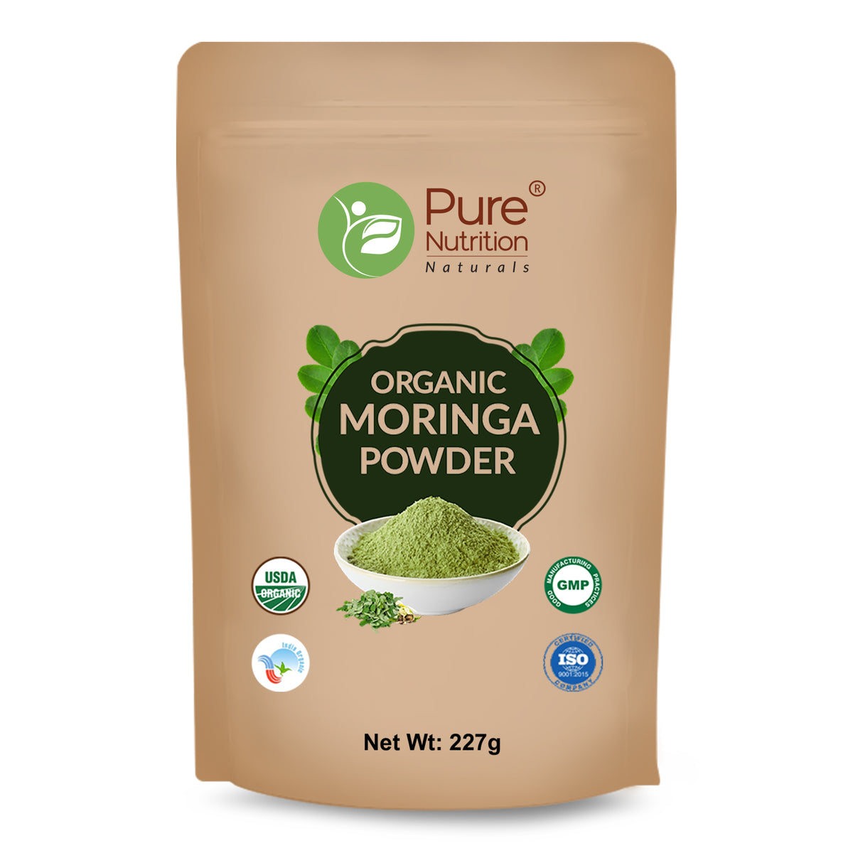 Pure Nutrition Organic Moringa Powder 227g pack