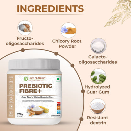 Pure Nutrition Prebiotic Fibre+ | Plant-Based Digestive Support
