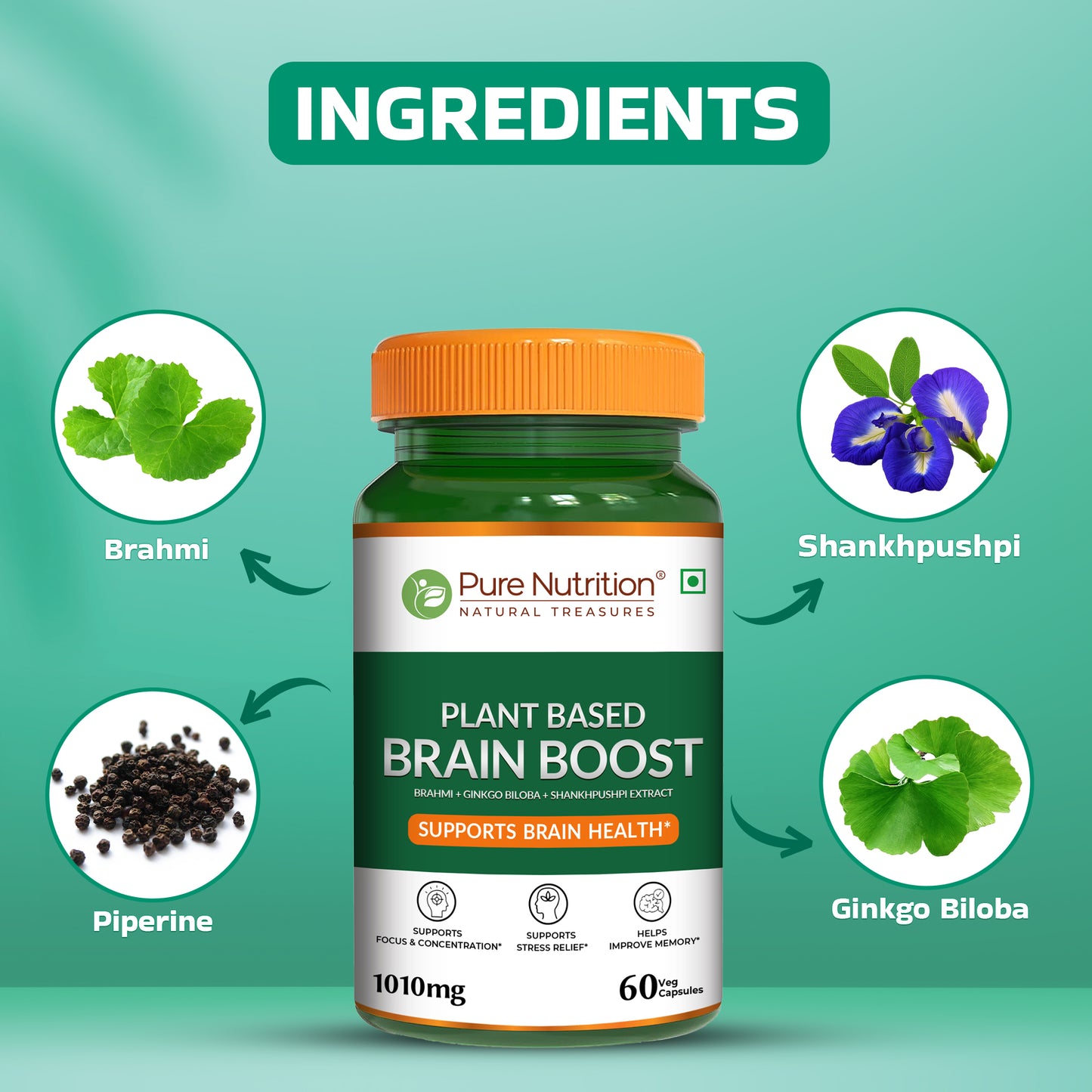 Pure Nutrition Plant Based Brain Boost