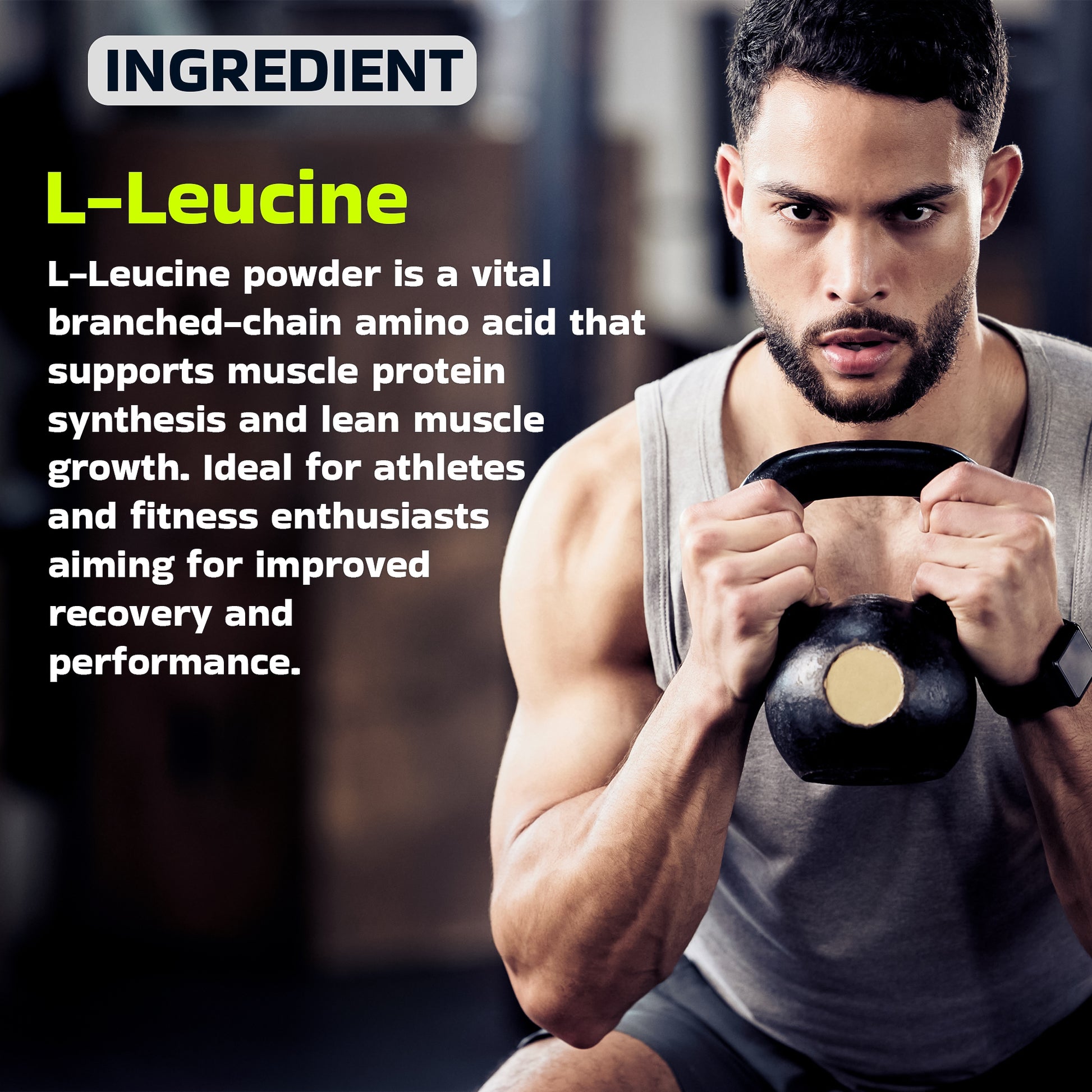 L-Leucine 3000 mg – Unflavoured