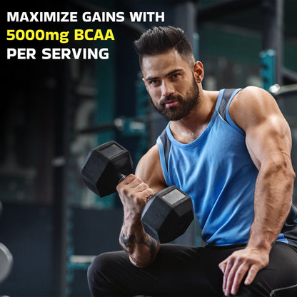 Peak Performance BCAA 5000 mg – 2:1:1 Ratio – Unflavoured