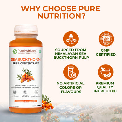 Sea Buckthorn Pulp Concentrate  300ml | Skin, Immunity & Omega Fatty Acids