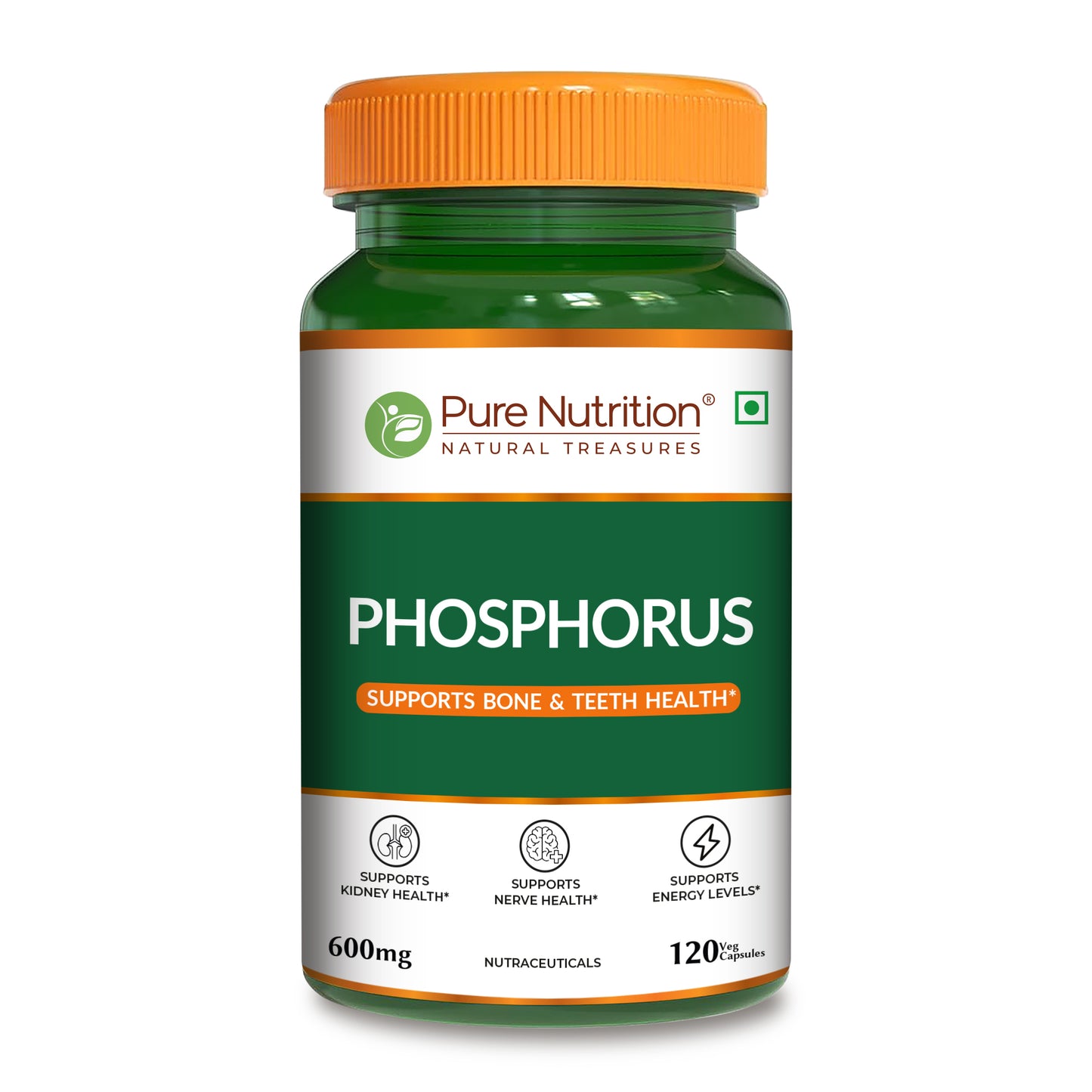 Phosphorus 600 mg Veg Capsules