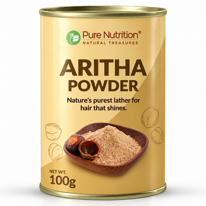Aritha Powder (Soapnut)  Natural Ayurvedic Hair Wash & Cleanser