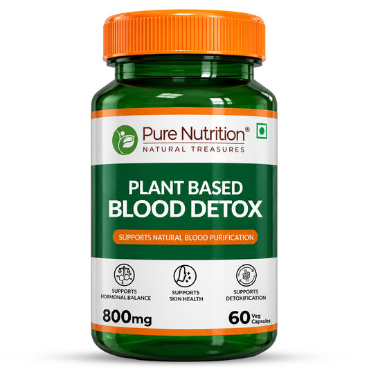 Plant-Based Blood Detox  Neem, Manjistha, Beetroot & Turmeric | 800mg