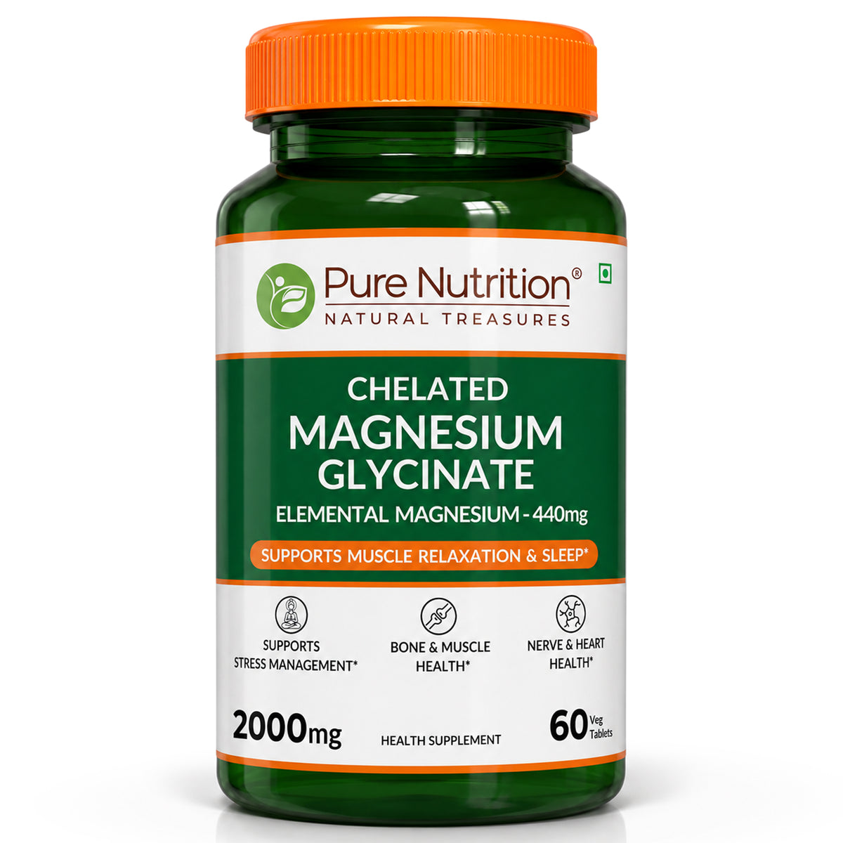 Chelated Magnesium Glycinate | Supports Relaxation, Muscle & Nerve Health