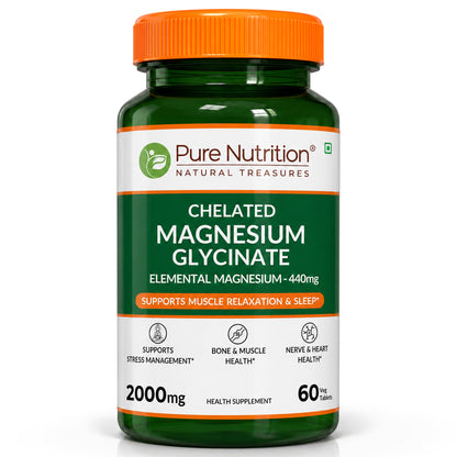 Chelated Magnesium Glycinate | Supports Relaxation, Muscle & Nerve Health