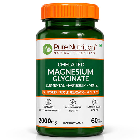 Chelated Magnesium Glycinate | Supports Relaxation, Muscle & Nerve Health