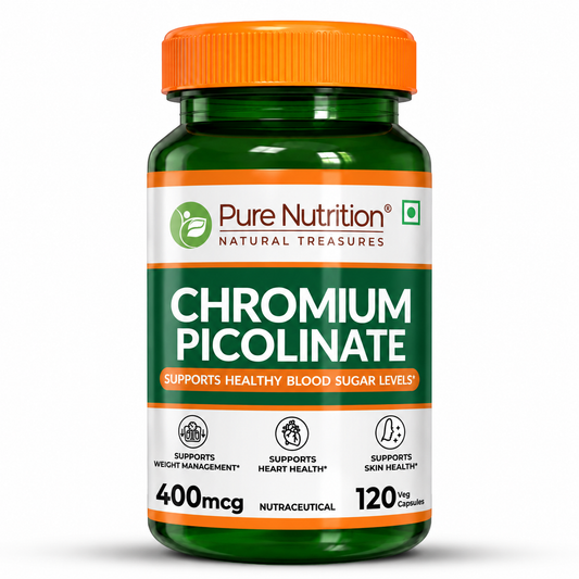 Chromium Picolinate 120 Capsules Blood Sugar, Metabolism & Weight Support